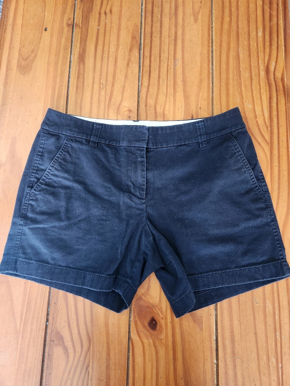 J. Crew Factory Classic Chino Shorts Black Size 4